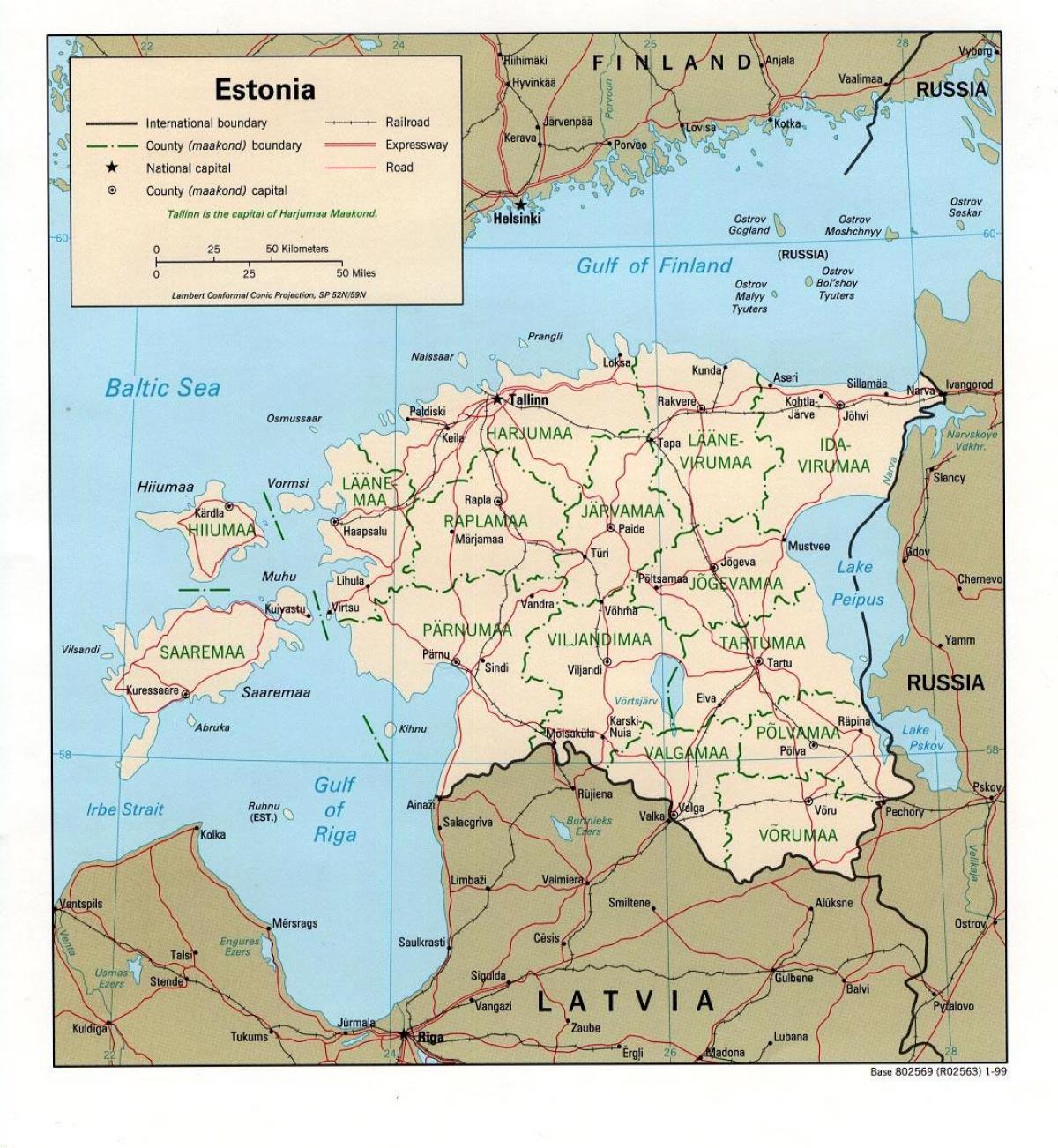 kartta Viro sijainti kartalla