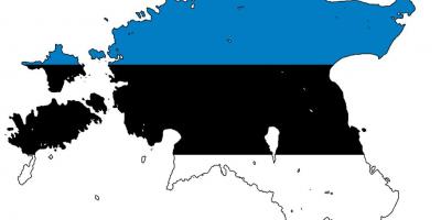 Kartta Viron lippu