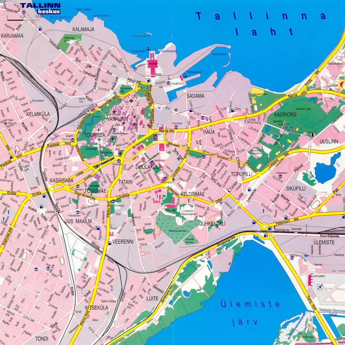 kartta tallinna Viro 