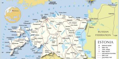 Kartta Viron maa
